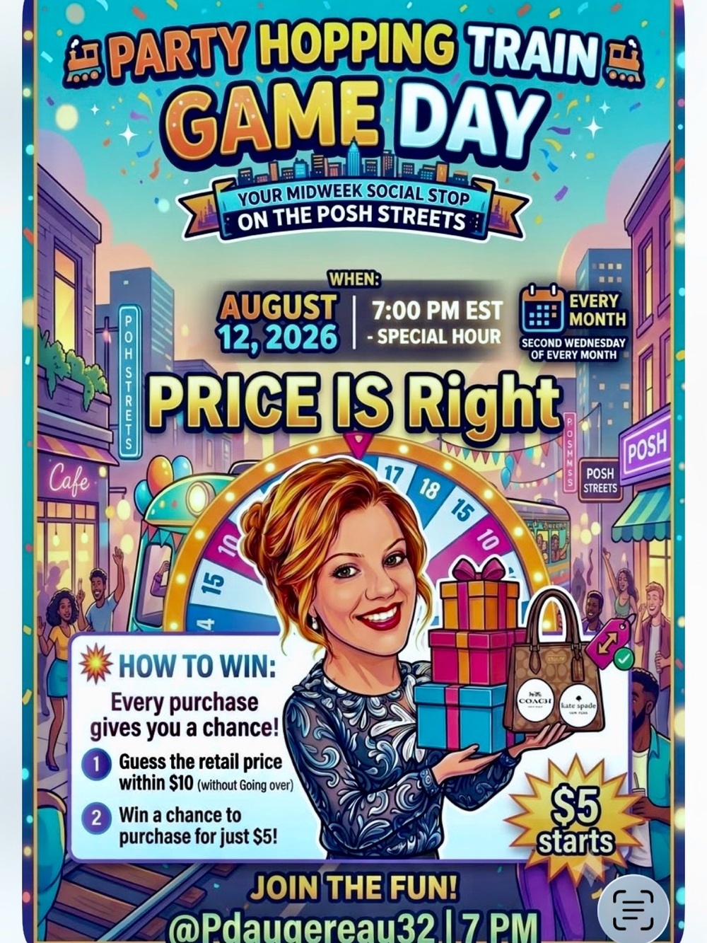 🎈ONLY 2 BALLOONS LEFT! Hopping Train Game Day 8/12 @ 8pm Carnival Balloons - Picture 5 of 5